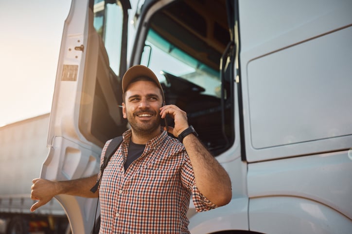 Homme Téléphone Camion - Mobilité